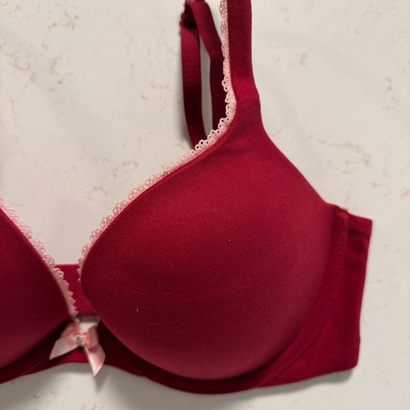 Victoria Secret Body by Victoria Underwire Bra in Deep Red with Molded Cups - Picture 3 of 12